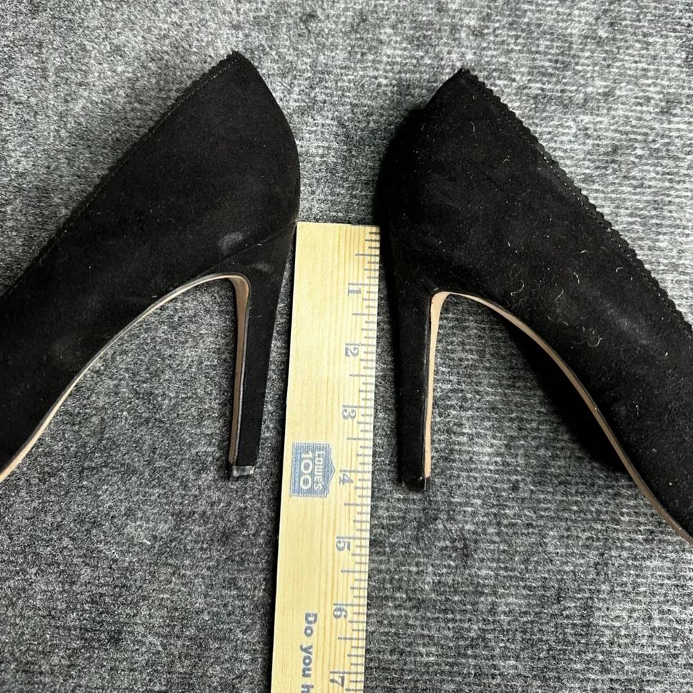 Zara Faux Suede Peep Toe Size 9